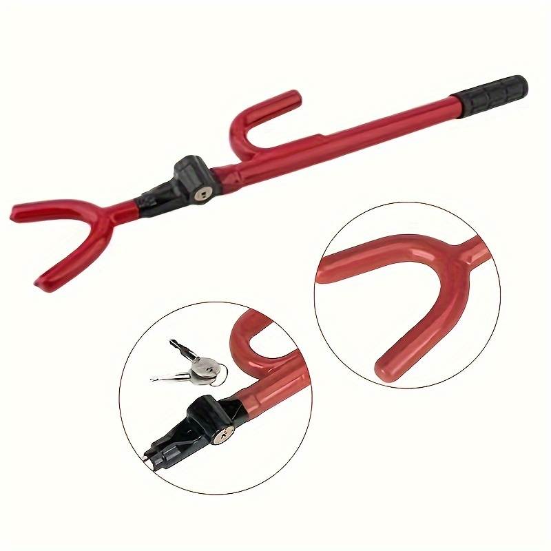 Steering Wheel Lock The Club Twin Hooks Anti Theft Universal Auto Van Truck SUV