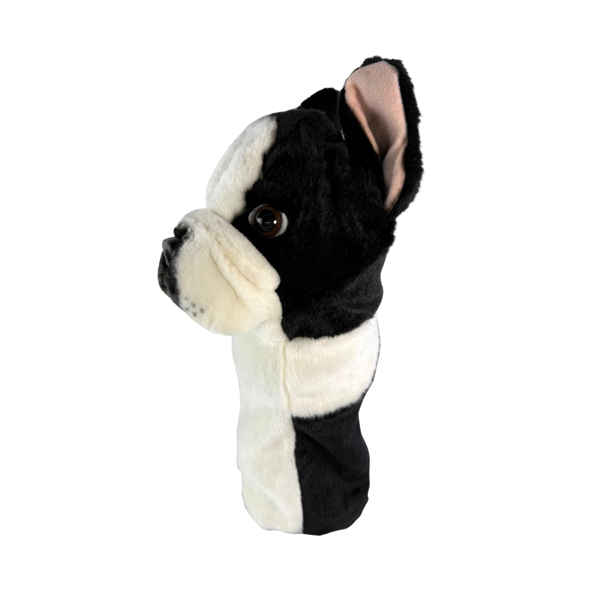Bocchetta French Bulldog Plush Golf Club Head Cover - Black/White (Novelty Animal Golfer Gift)