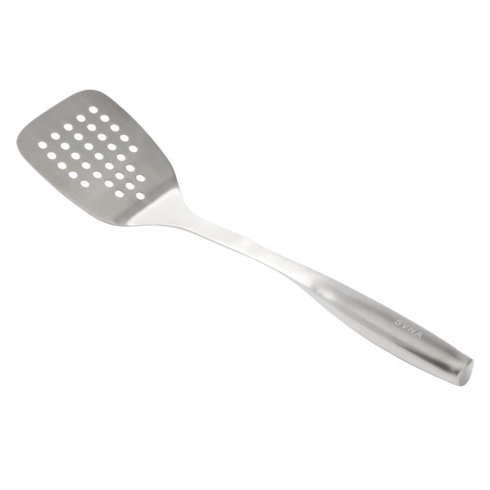 SVNA Slotted Turner 35.3cm Ergonomic Handle 18/8 SS304 in Stainless Steel