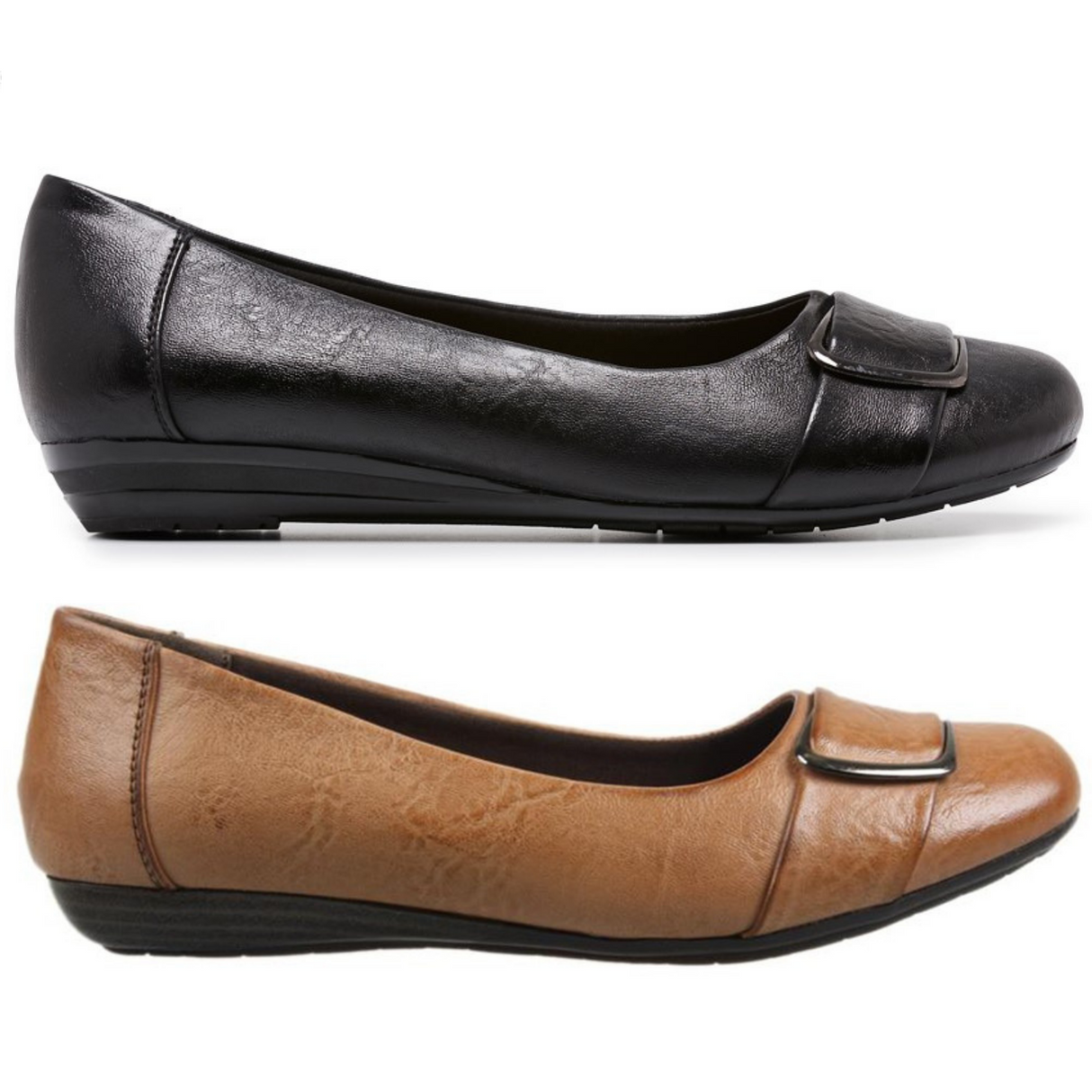 Bellissimo Womens Michelle Flats Shoes Comfortable Classic Casual - Tan