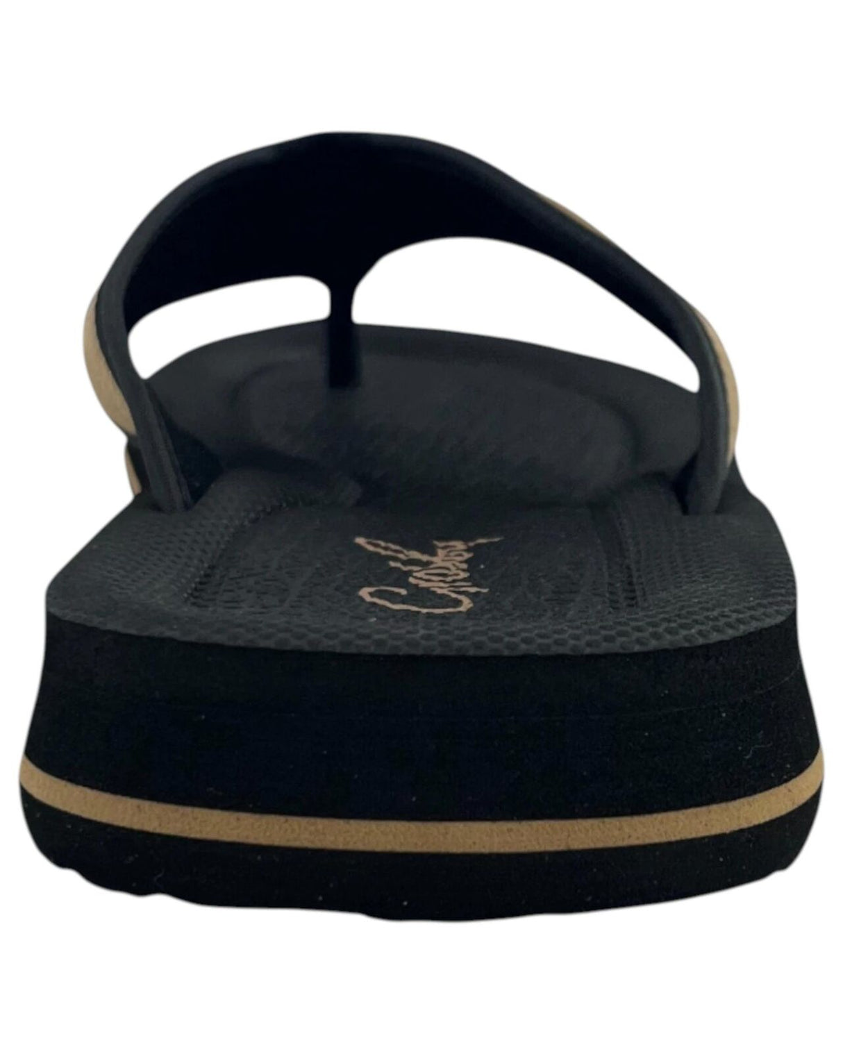 Grosby New Husky Mens Thongs - Khaki/Black (Flip Flops/Sandals)