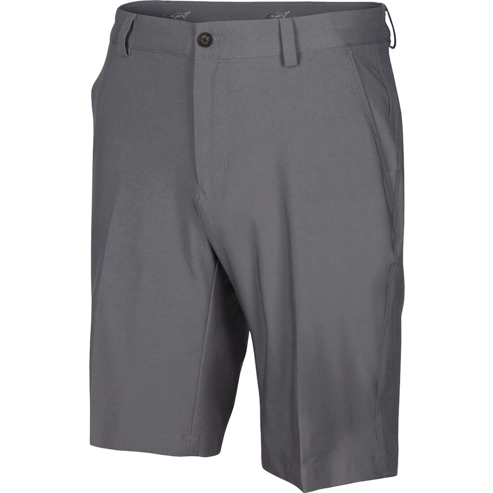 Greg Norman Mens ML75 Microlux Golf 10" Shorts in Steel Grey