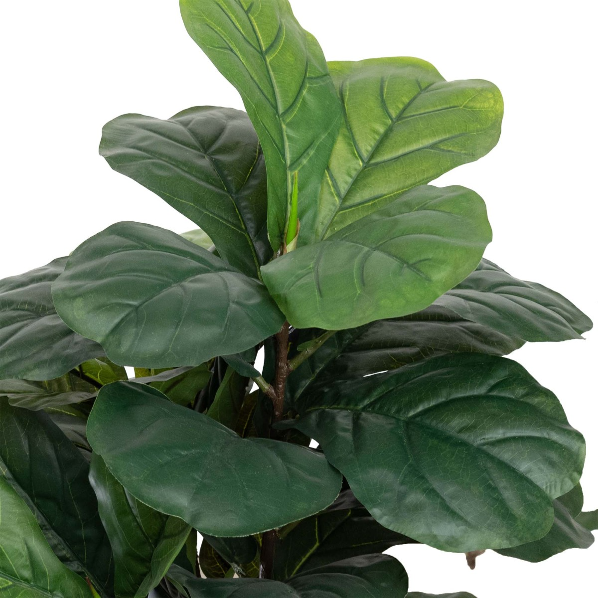 90cm Potted Faux Fiddle Leaf Fig Tree Artificial Plant Flower Green