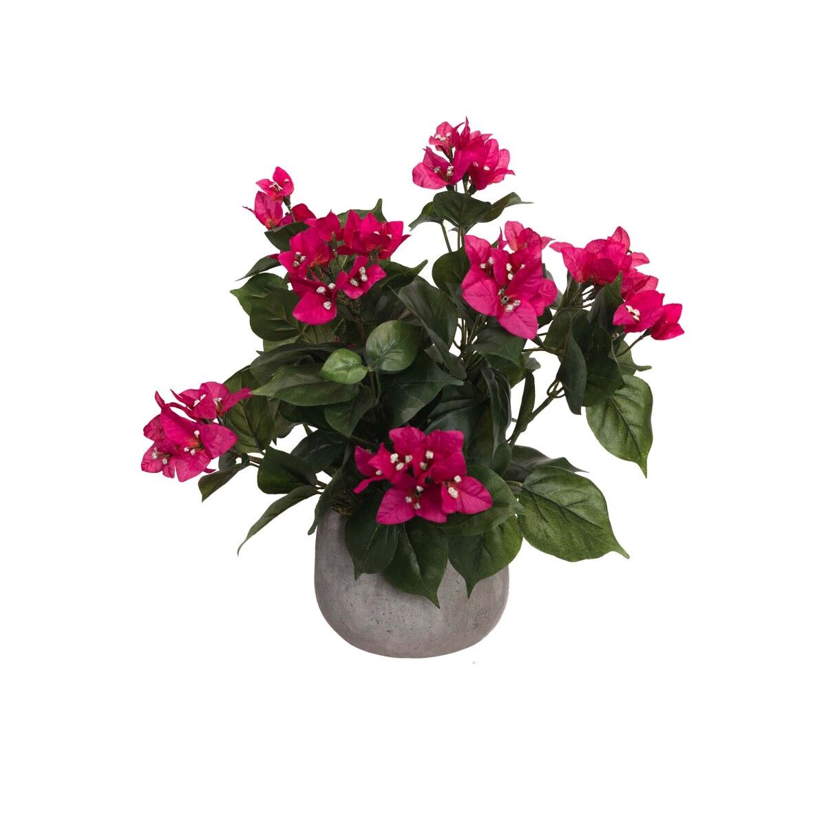 37cm Artificial Bougainvillea Flower Arrangement in Pot (Faux Floral Decor)