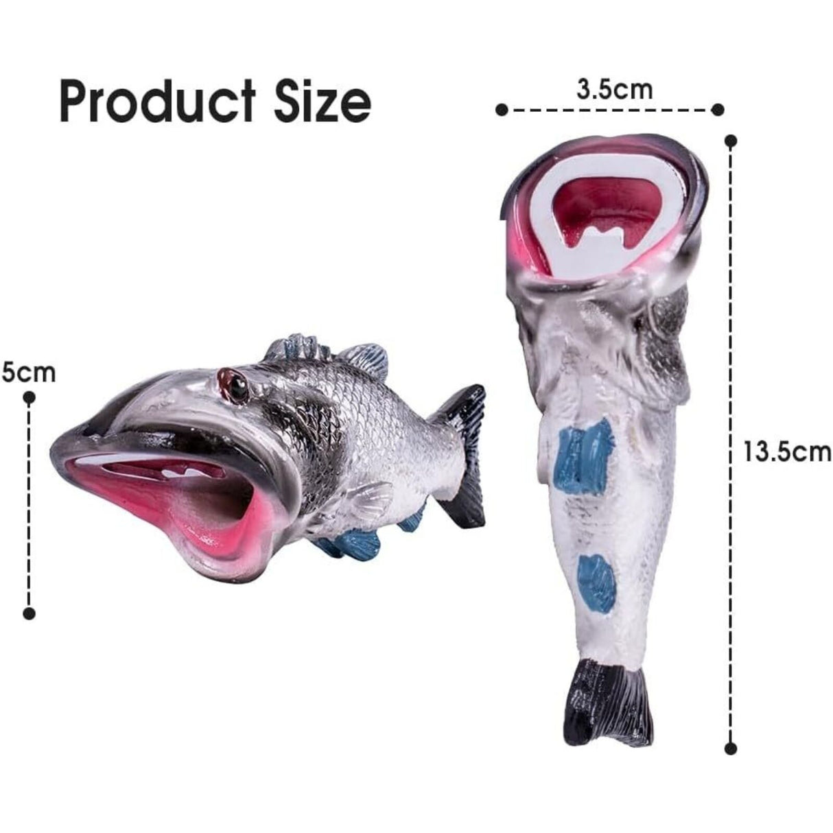 Kingfish Fish Jar Can Beer Bottle Opener