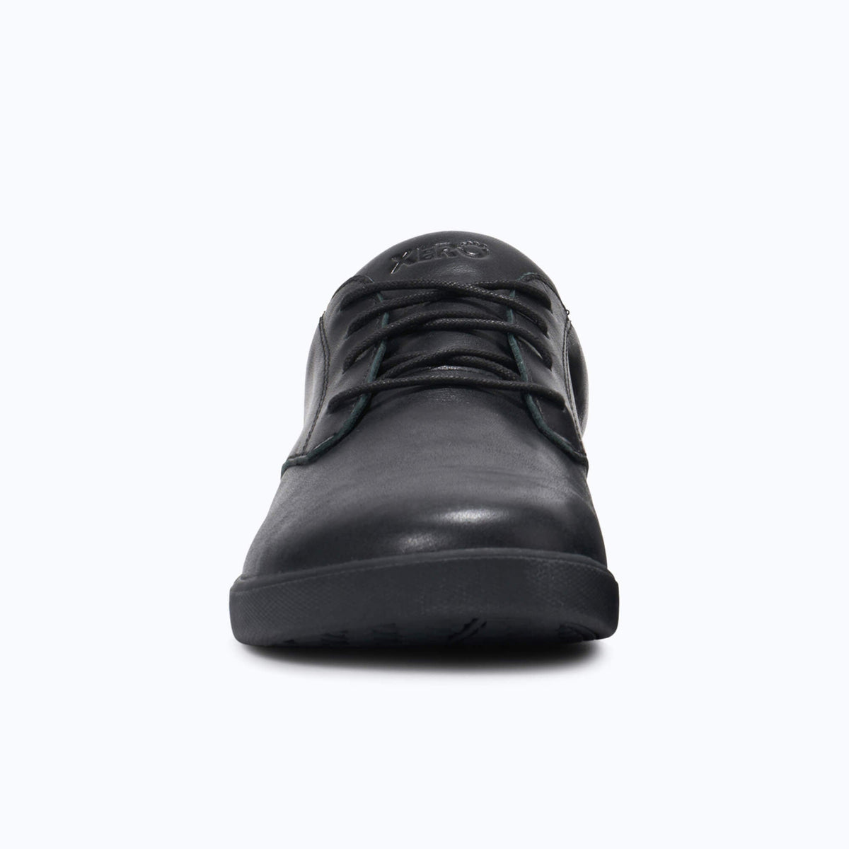Xero Mens Glenn Dress Barefoot Leather Shoes - Black (Zero Drop)