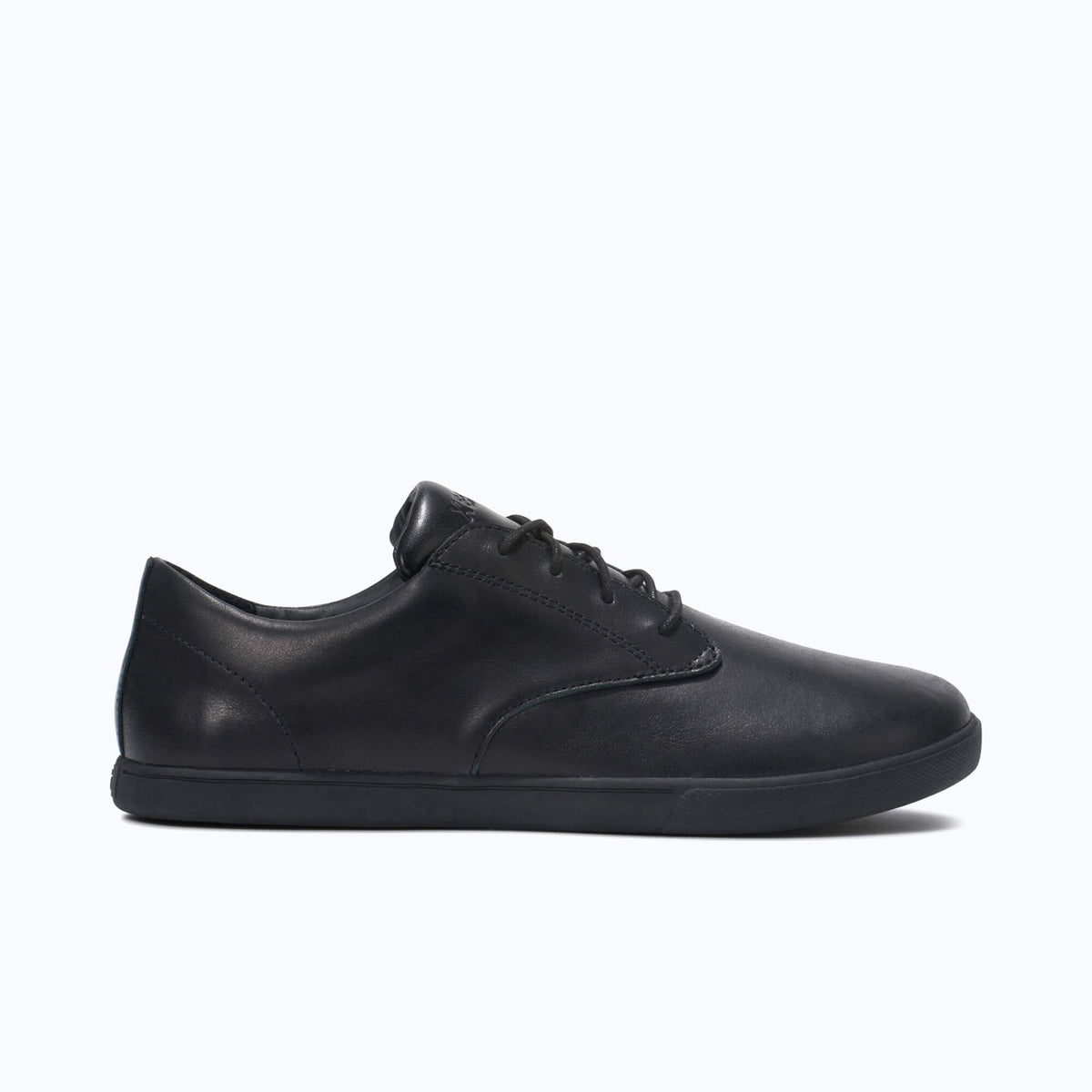 Xero Mens Glenn Dress Barefoot Leather Shoes - Black (Zero Drop)