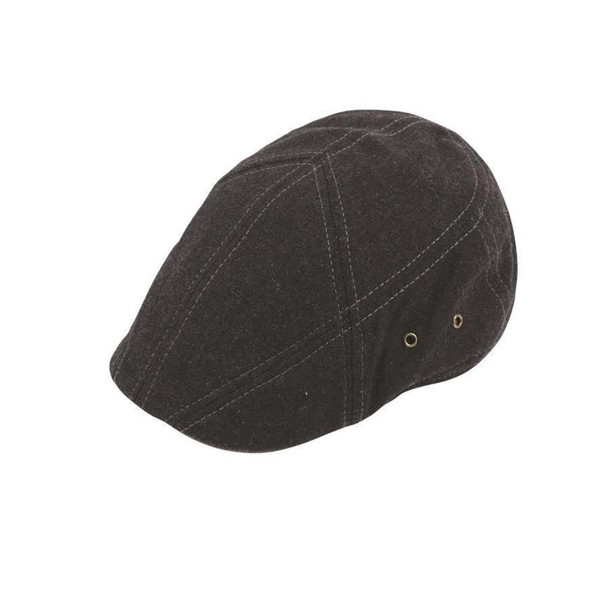 GOORIN BROTHERS Union Square Wool Ivy Driving Hat 103-6023 Warm Flat Cap - Black