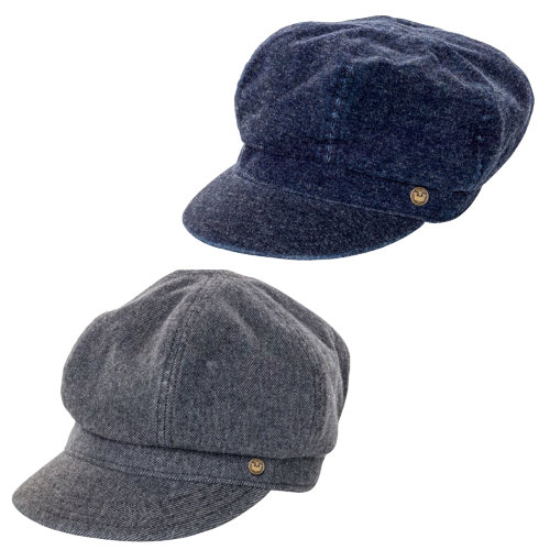 GOORIN BROTHERS Eva Cabbie Style Hat Cap Bros 604-9655 sboy Spitfire - Navy