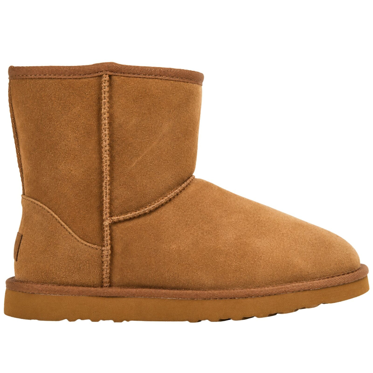 GROSBY Jackaroo Mens Short UGG Boots - Chestnut Brown (Genuine Sheepskin/Suede Leather Slippers)