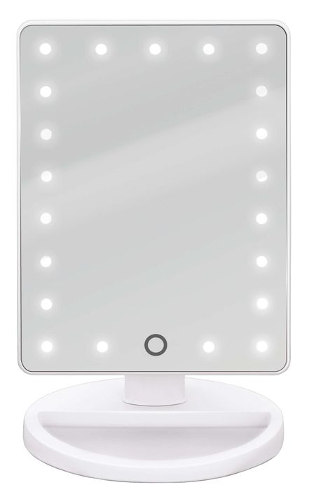 Bodysense Glitz Makeup Mirror Light Up LED w/ Storage Base