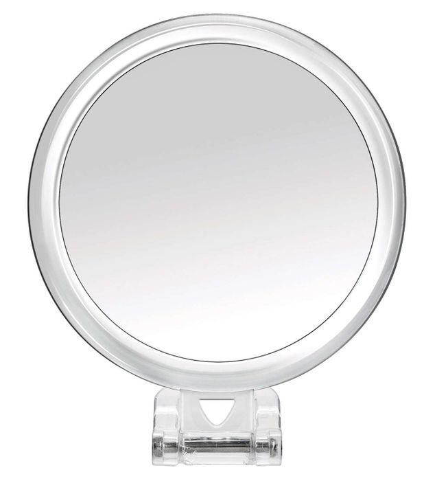 Bodysense Travel Makeup Mirror with Handle 5x Magnification