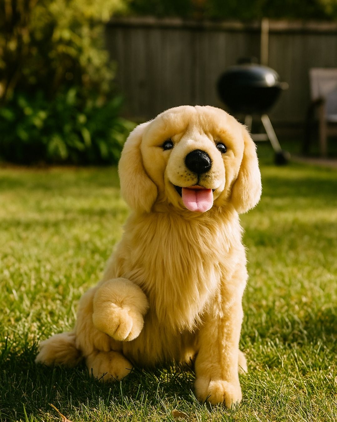 Bocchetta Goldie 35cm Sitting Golden Retriever Plush Toy (Realistic Stuffed Animal Dog Gift)