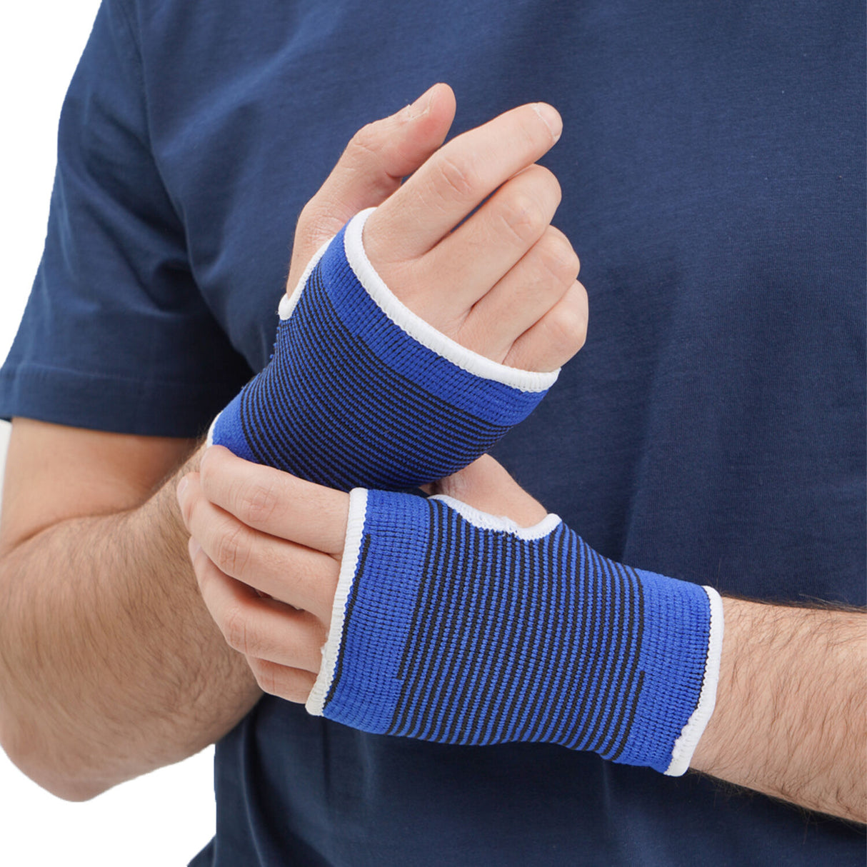 1 Pair (2pcs) Palm Wrist Support Compression Sleeve Arm Support Brace