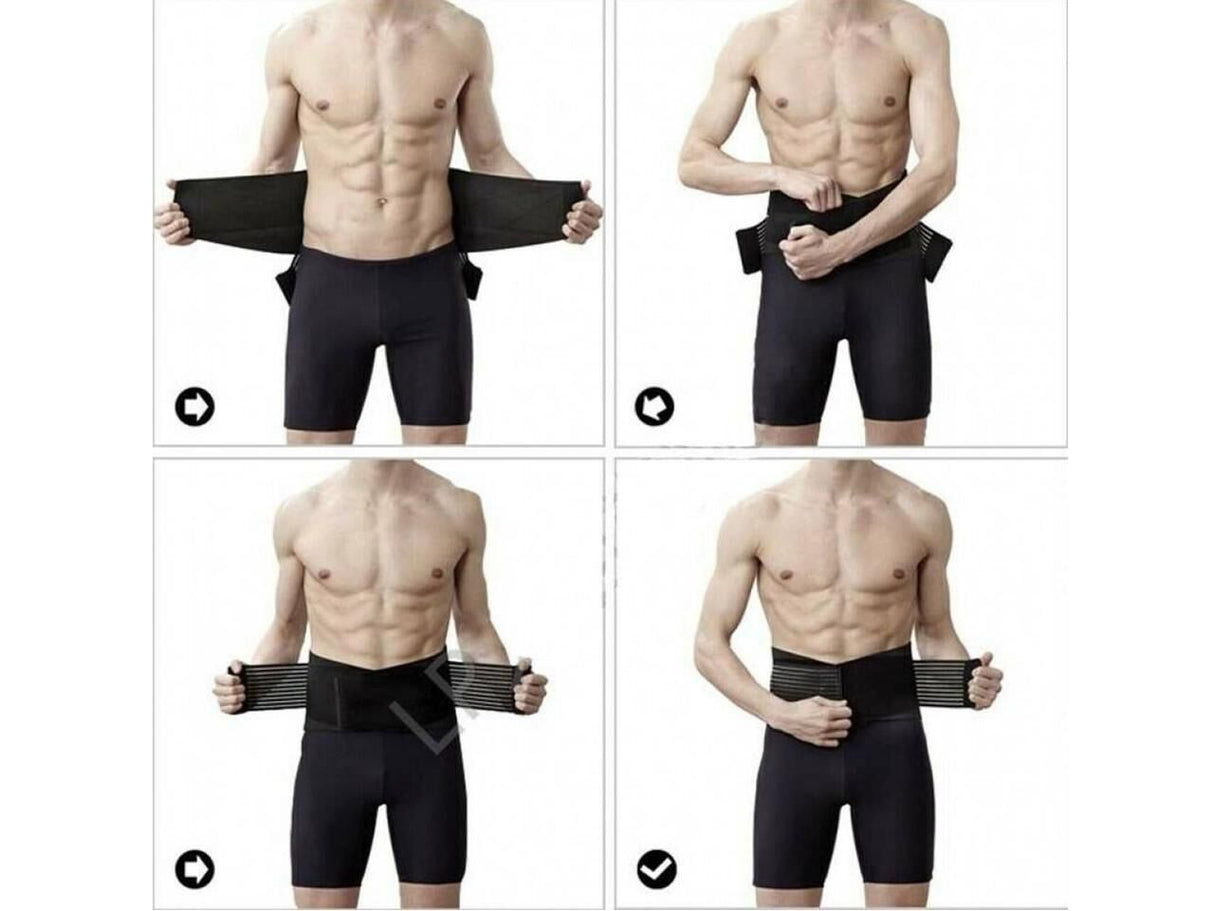 Lumbar Lower Back Support Brace Pain Relief Posture Orthosis Waist Therapy Belt