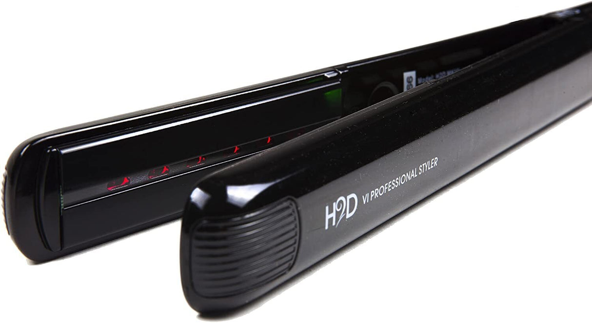 H2D Hair 2 Day Professional Hair Straightener Styler Styling Iron Liner II Black