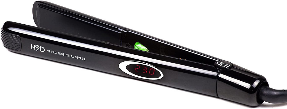 H2D Hair 2 Day Professional Hair Straightener Styler Styling Iron Liner II Black