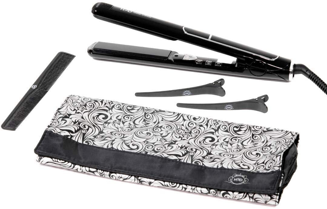 H2D Hair 2 Day Professional Hair Straightener Styler Styling Iron Liner II Black