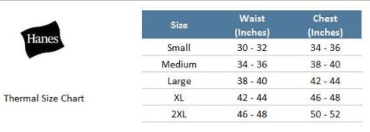 HANES Men's Thermal Cotton Long Johns Ankle Length Pants Underwear Bottoms - Grey