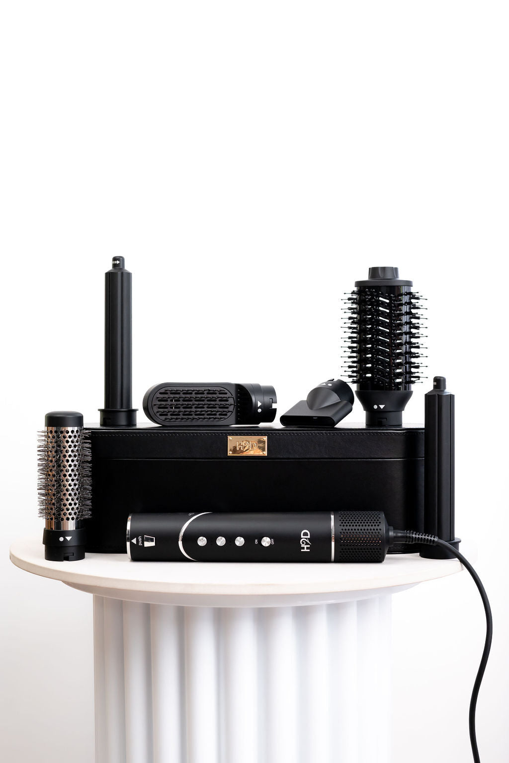 H2D 6-in-1 Ultra Styler Hair Styling Tool in Black Rose