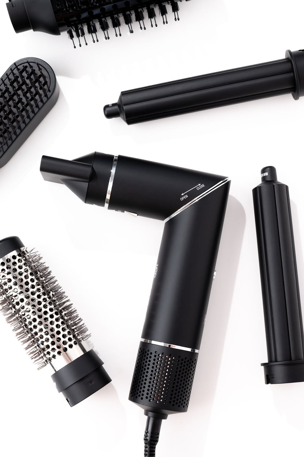 H2D 6-in-1 Ultra Styler Hair Styling Tool in Black Rose