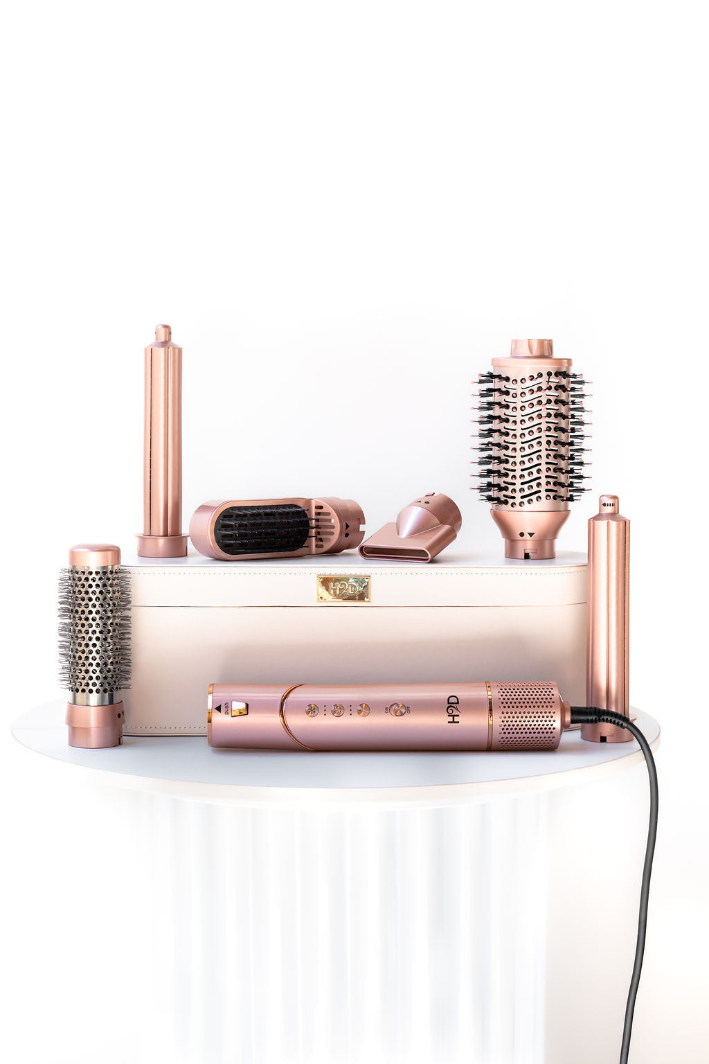 H2D 6-in-1 Ultra Styler Hair Styling Tool in Rose Gold
