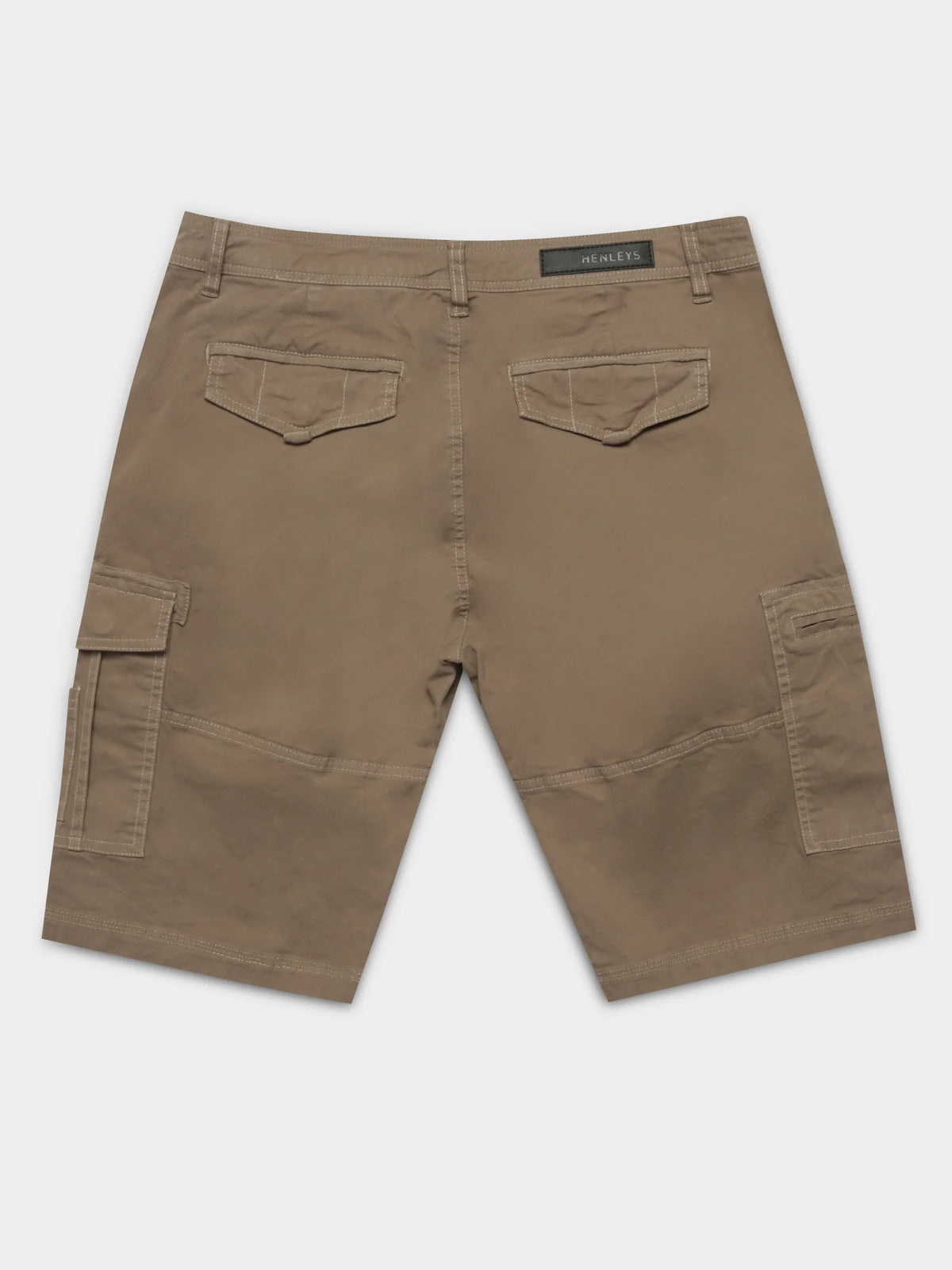 Henleys Mens Leon Cargo Shorts - Desert Sand