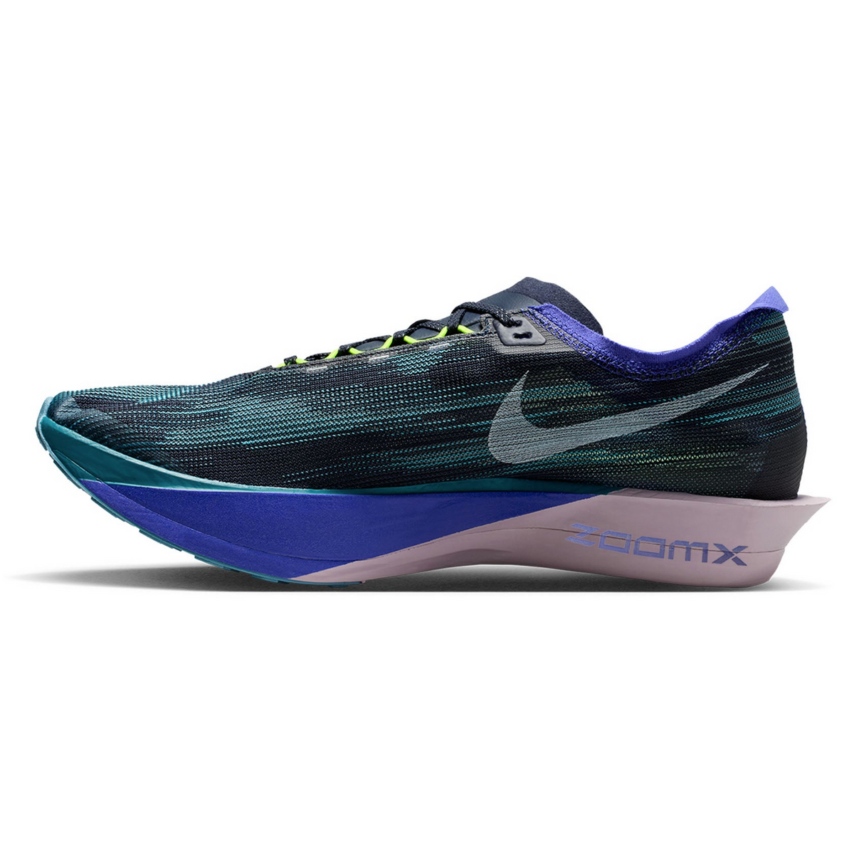 Nike Streakfly 2 Mens Road Racing Shoes ZoomX - Obsidian/White/Persian Violet (Sneakers/Runners)