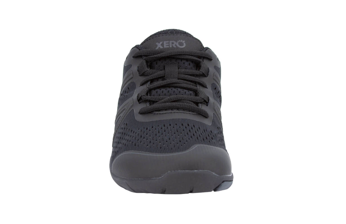 Xero Mens HFS Original Barefoot Road Running Shoes - Black (Zero Drop Sneakers/Runners)