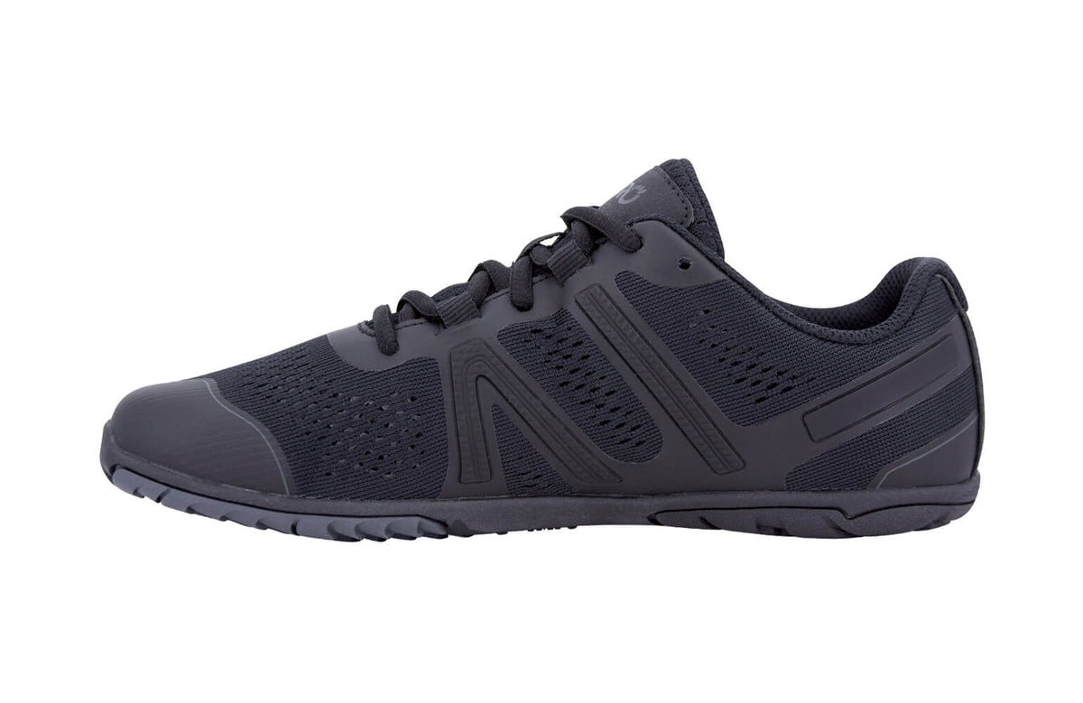 Xero Mens HFS Original Barefoot Road Running Shoes - Black (Zero Drop Sneakers/Runners)