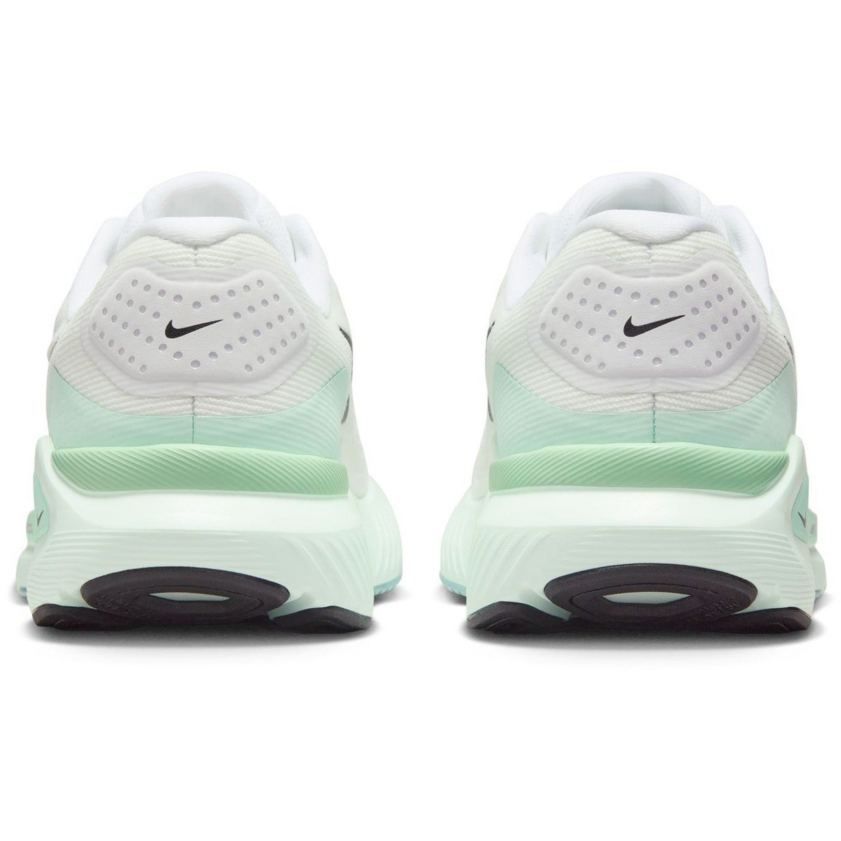 Nike Womens Structure 26 Sneakers Runners Shoes in White/Black/Barely Green/Mint Foam