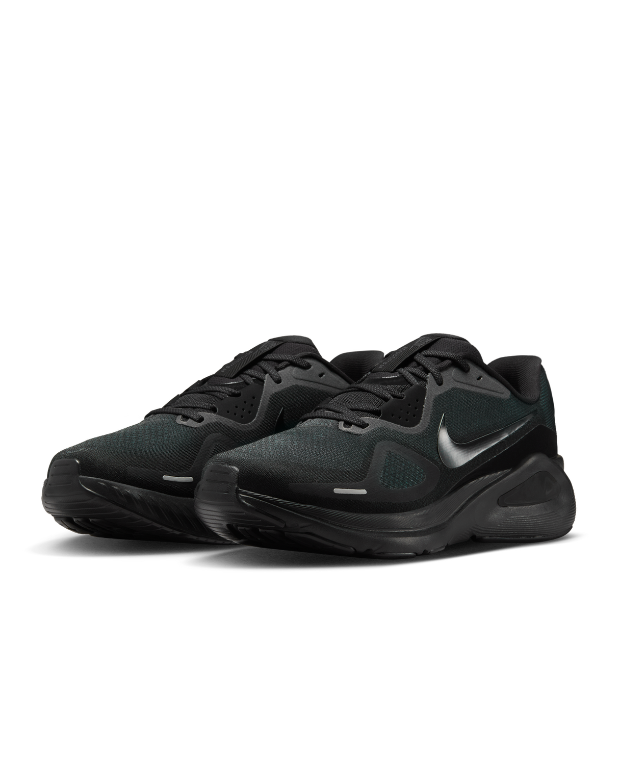 Nike Structure 26 Mens Road Racing Shoes - Black-Grey (Athletic Sneakers/Runners)
