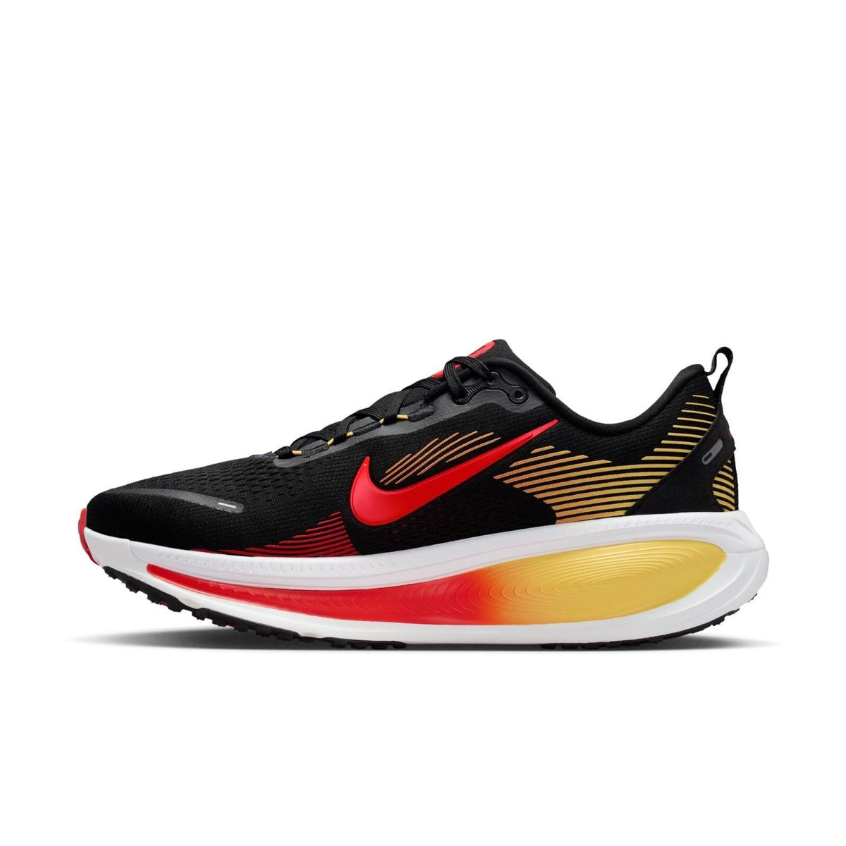 Nike Vomero 18 Mens Road Running Shoes - Black/Crimson (Athletic Sneakers/Runners)