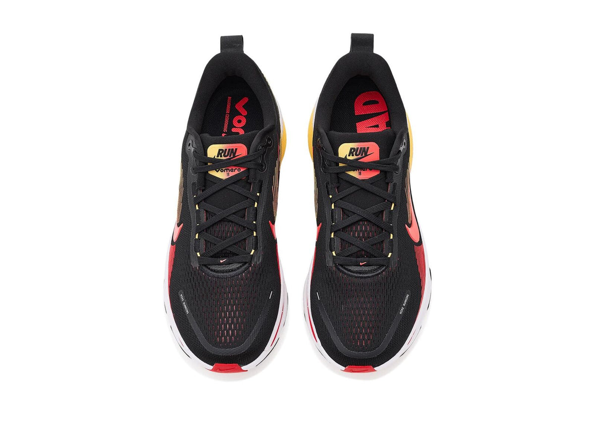 Nike Vomero 18 Mens Road Running Shoes - Black/Crimson (Athletic Sneakers/Runners)