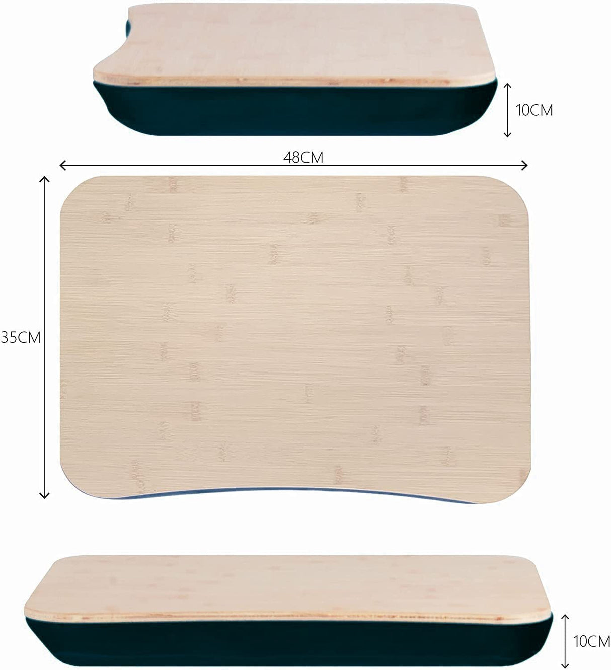 Portable Deluxe Bamboo Laptop PC Table Lap Tray Read Workstation