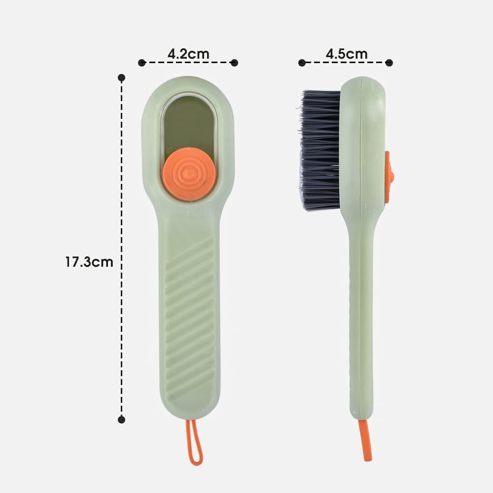 Multifunctional Liquid Shoe Brush Cleaners Soap Dispenser Cleaning Brush