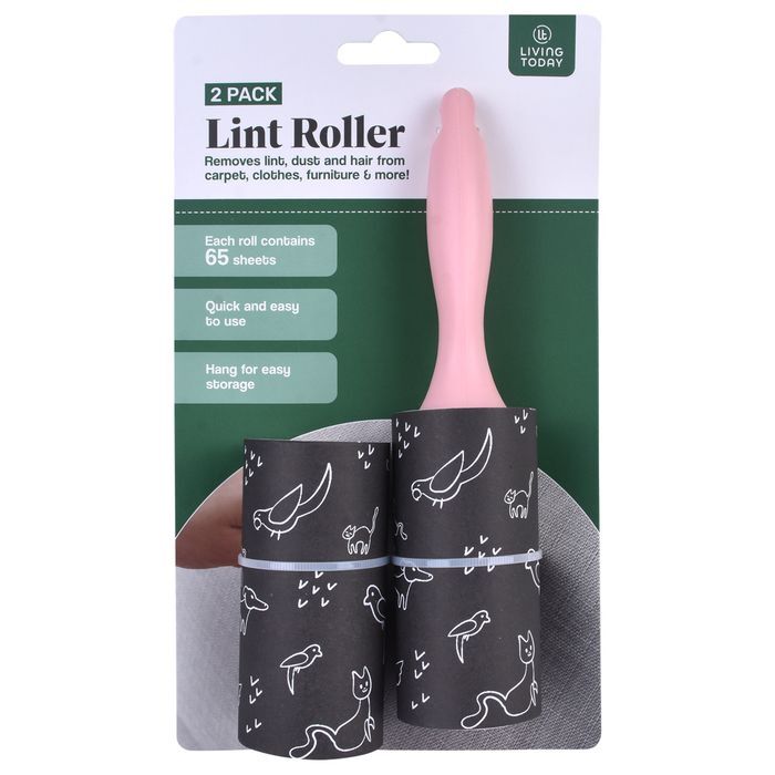 Lint Roller With Refill Sticky Remover Pet Dog Hair Clothes Sofa Dust Cleaning
