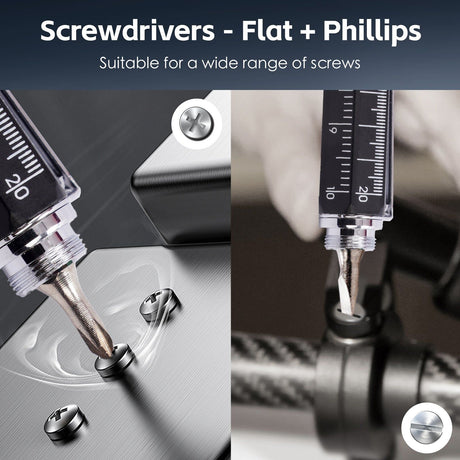 6-in-1 Multifunction Trade Pen with Stylus, Screwdrivers, Ruler & Bubble Level