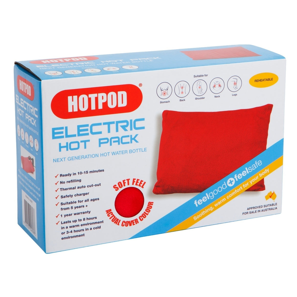 Hotpod Electric Hot Pack w/ 12 Pairs Thermal Socks Relief - Winter Gift