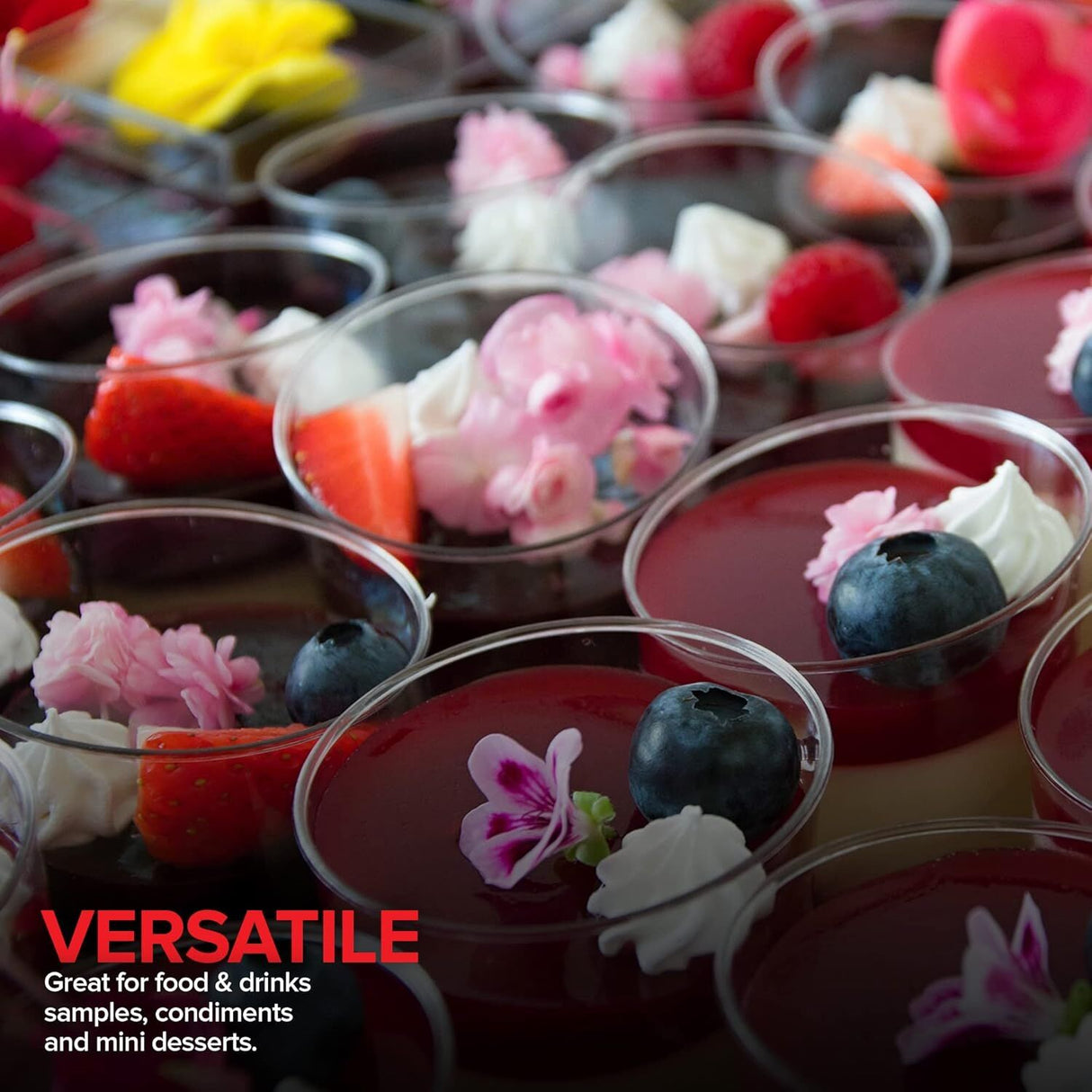 1080x 30ml Reusable & Disposable Plastic Shot Glasses - Clear Cups for Event Tastings (Bulk)