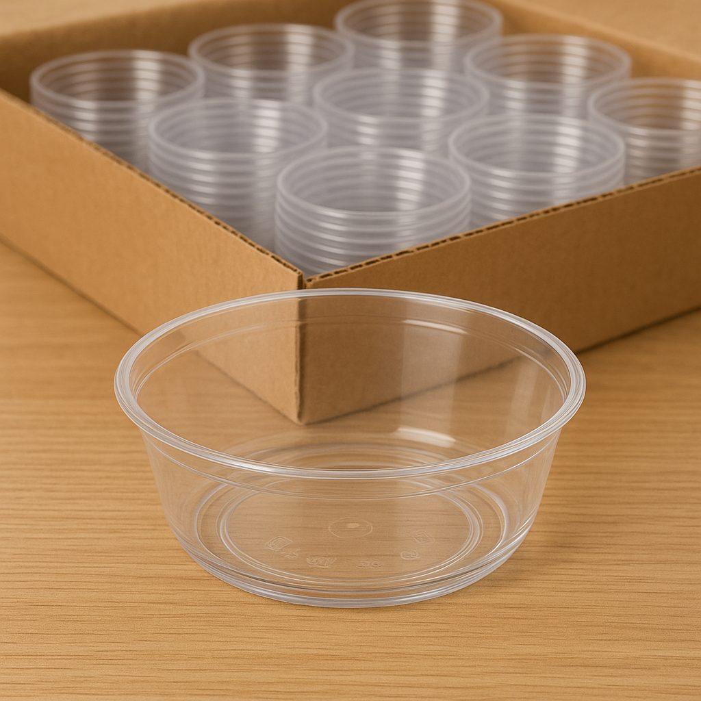 288x Clear Plastic Round Dessert Cups - Premium & BPA Free