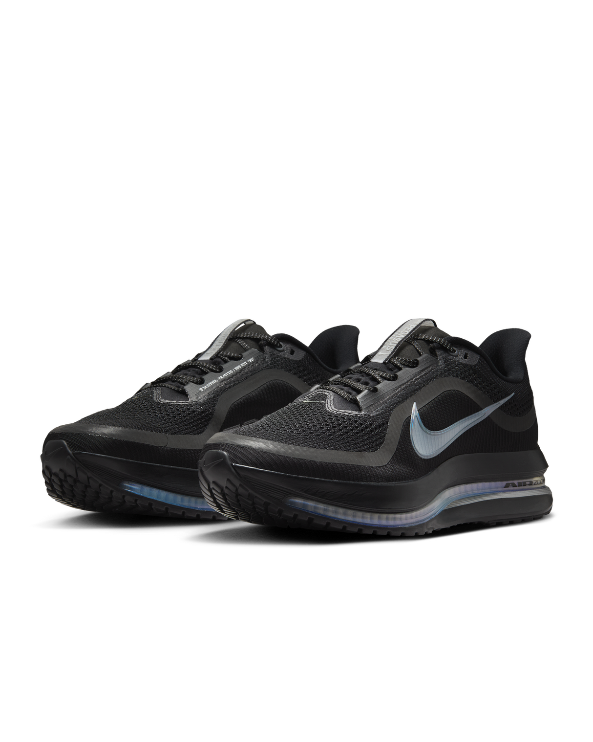 Nike Mens Pegasus Premium Running Shoes - Black-Metallic Silver (Athletic Sneakers/Runners)