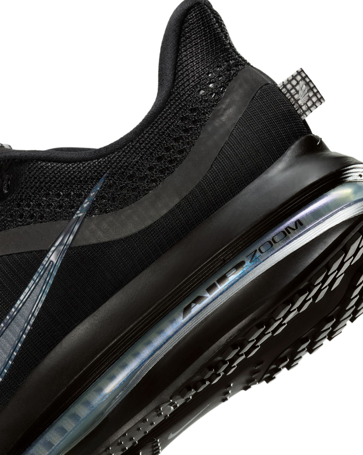 Nike Womens Pegasus Premium Running Shoes - Black-Metallic Silver (Athletic Sneakers/Runners)