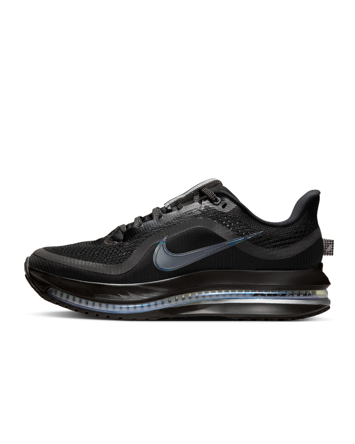 Nike Womens Pegasus Premium Running Shoes - Black-Metallic Silver (Athletic Sneakers/Runners)