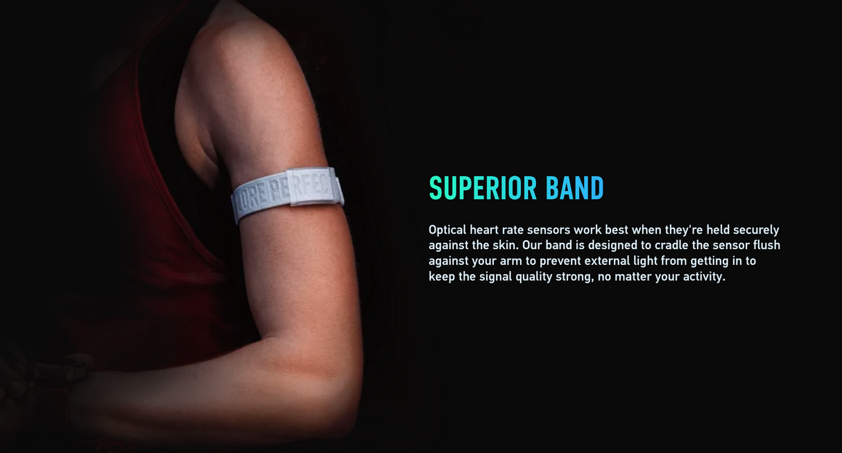 Coros Heart Rate Monitor Activity Tracker in Grey (Wear Around Arm)