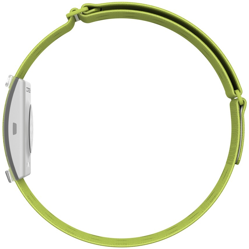 Coros Heart Rate Monitor Activity Tracker in Grey/Lime (Wear Around Arm)