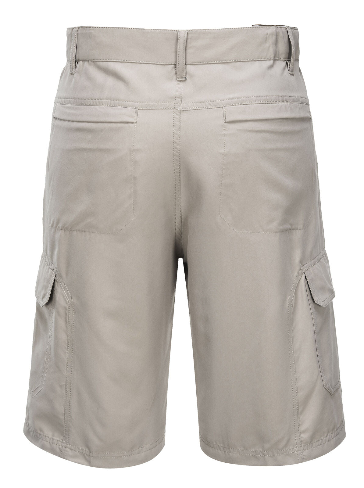 Huski Cascade Mens Cargo Shorts - Army (Microfibre Flexi Fit Military 515206) - Bone