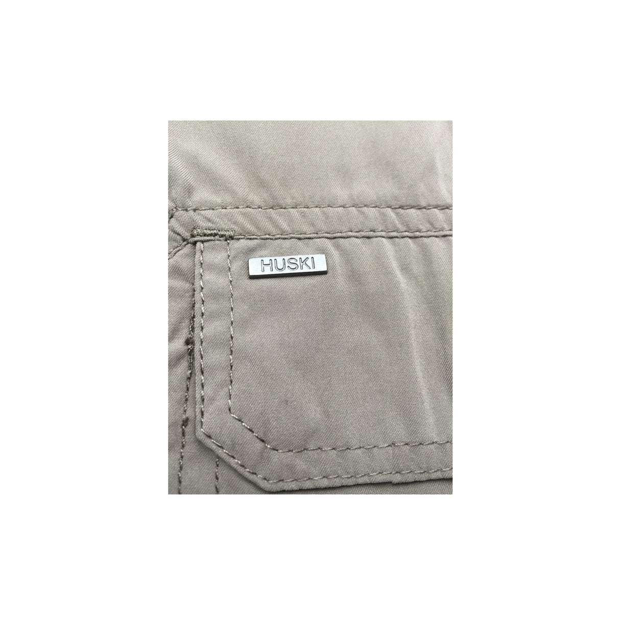 HUSKI Cargo Shorts Mens Cascade Microfibre Flexi Fit Short Army Military 515206 - Bone