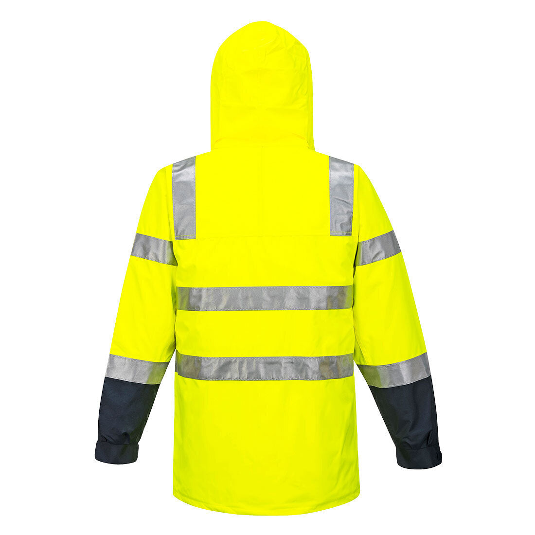 HUSKI Transit Hi Vis Waterproof Jacket Industrial Workwear Reflective UPF 50+ - Yellow