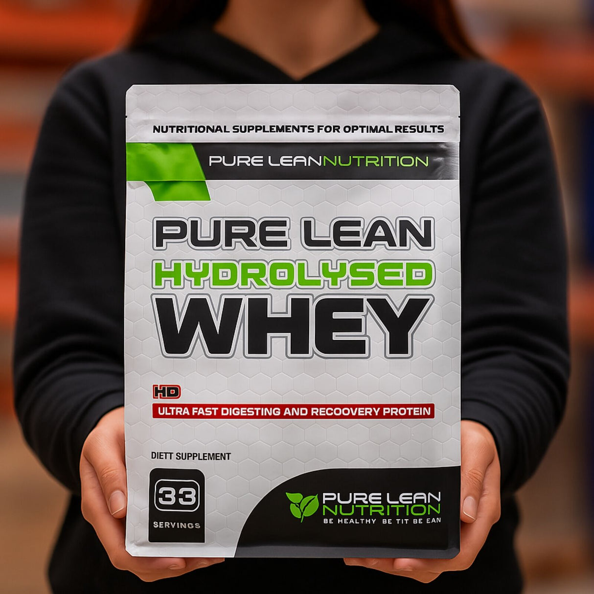 1KG Hydrolysed Whey Protein Powder Fast Digesting WPI WPC - Chocolate